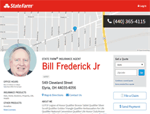 Tablet Screenshot of billfrederick.net
